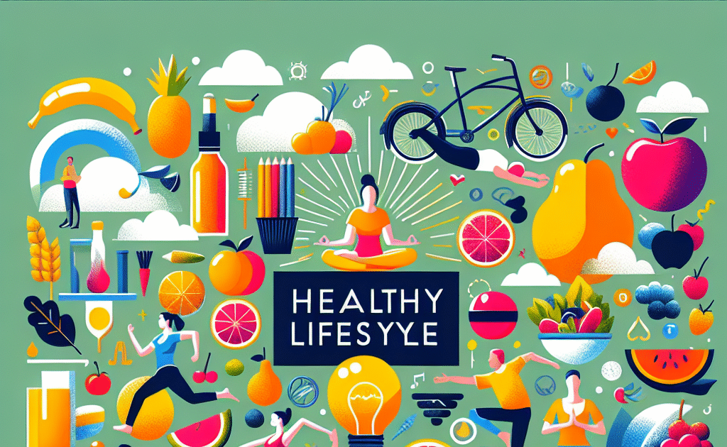 Menggambar Poster Gaya Hidup Sehat yang Kreatif dan Inspiratif