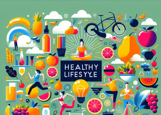 Menggambar Poster Gaya Hidup Sehat yang Kreatif dan Inspiratif