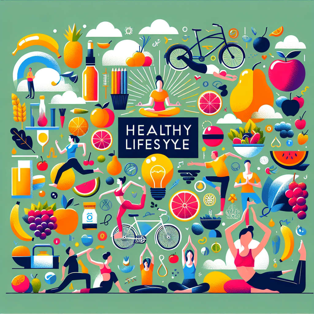 Menggambar Poster Gaya Hidup Sehat yang Kreatif dan Inspiratif