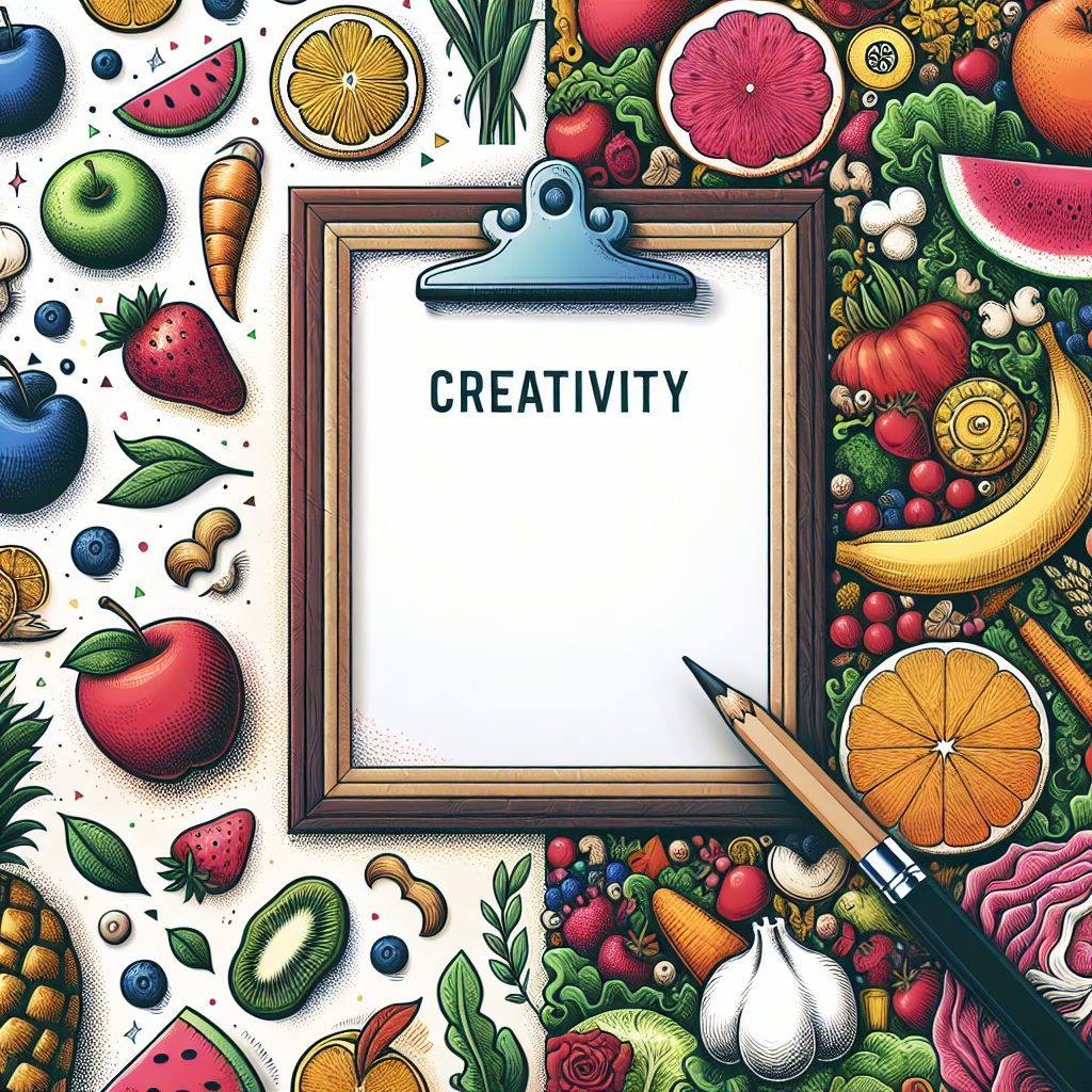 Kreativitas dalam Menggambar Poster Makanan Sehat yang Sederhana dan