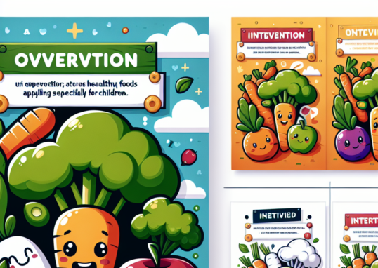 Discover Creative Cartoon Posters of Healthy Food for Kids: A Fun Way to