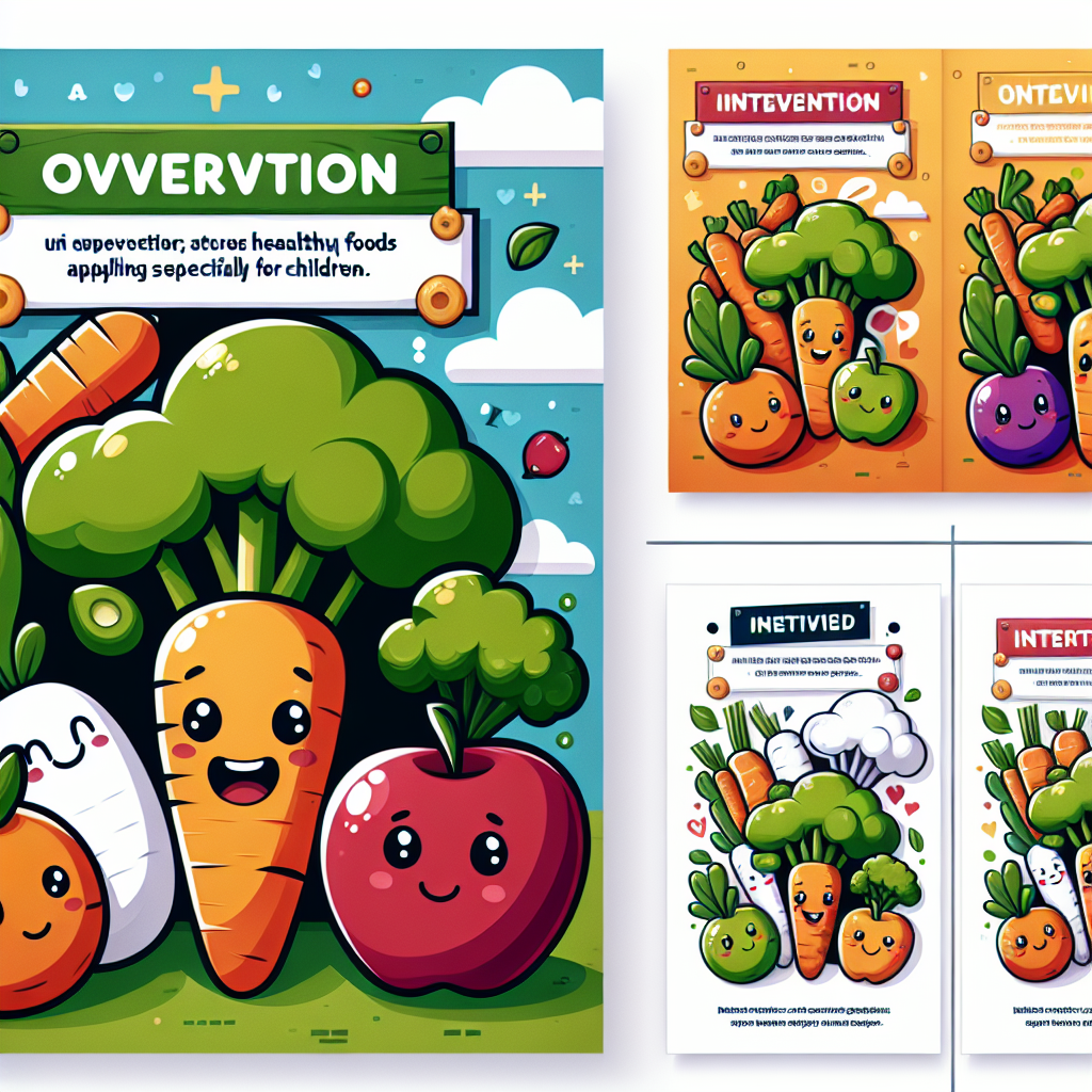 Discover Creative Cartoon Posters of Healthy Food for Kids: A Fun Way to